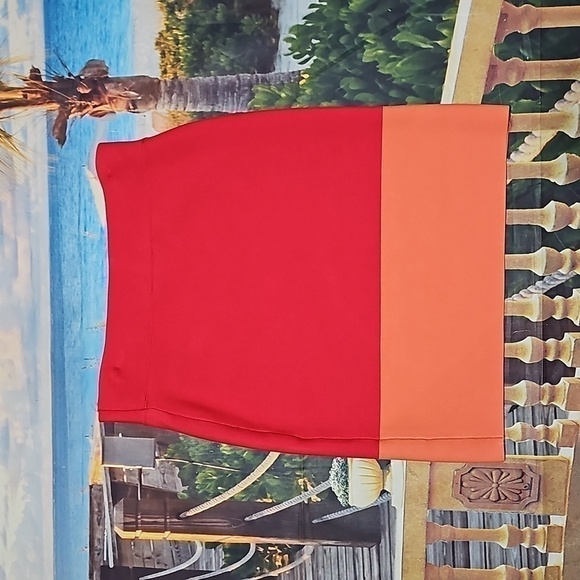BCBGMaxazria Colorblock Mini Skirt Size Medium NWT - Picture 8 of 9